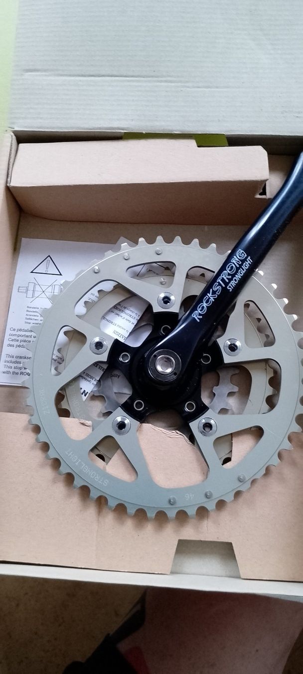 Ersatzteile: Vintage Stronglight Rockstrong Kurbel MTB – Neu und originalverpackt aus Lohn-Ammannsegg von analogis