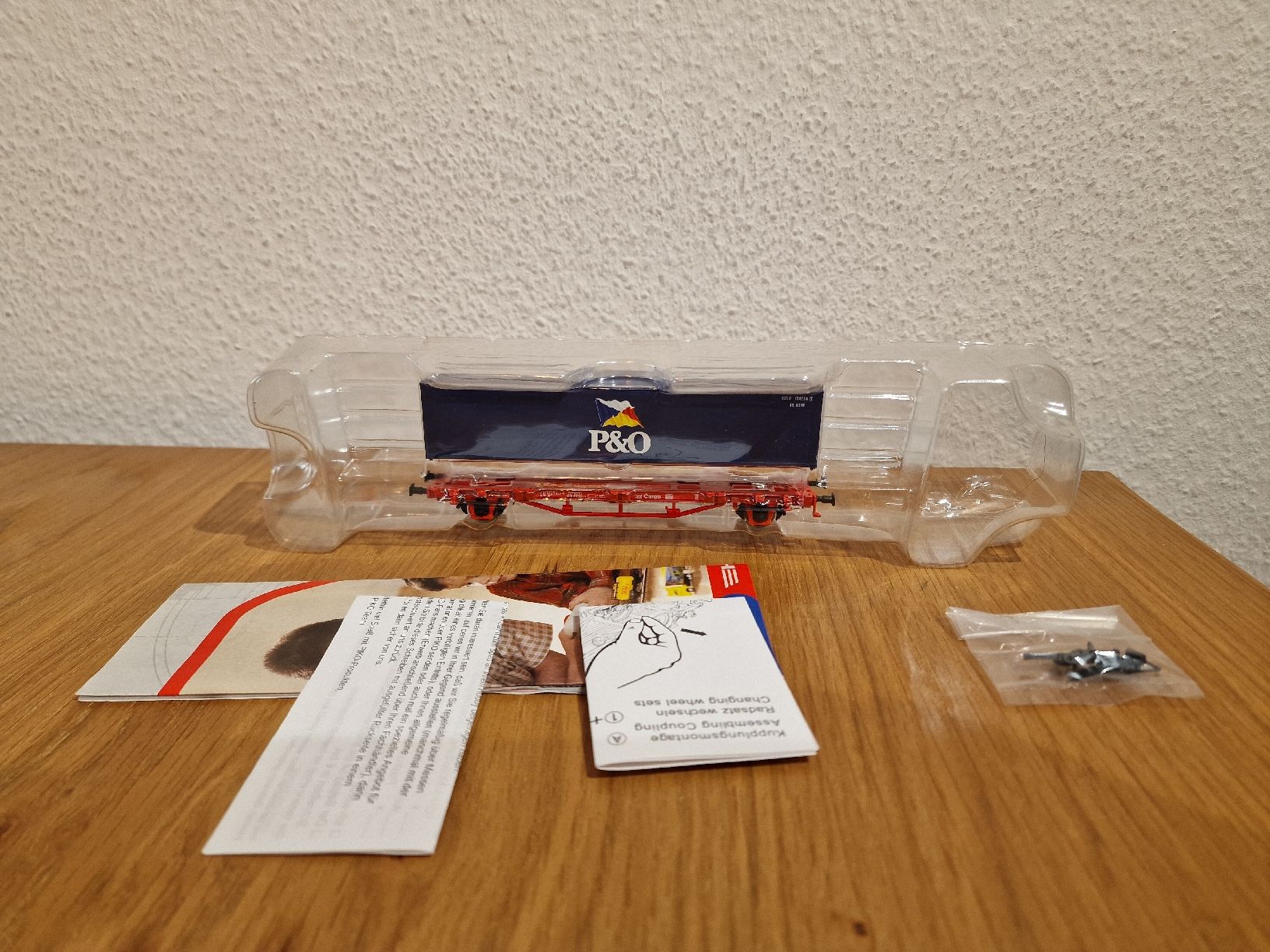 Piko Trains électriques: DB Cargo Containerwagen P&O H0 – D'occasion à Matten b. Interlaken par lor_hr9w