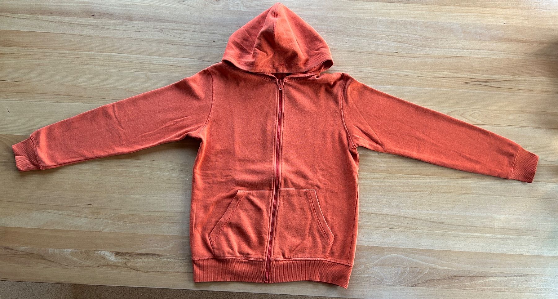 Maglioni & Felpe: Orangener Kinder-Zipperpullover Grösse 170 – Usato da Grosswangen venduto da che_gr 2