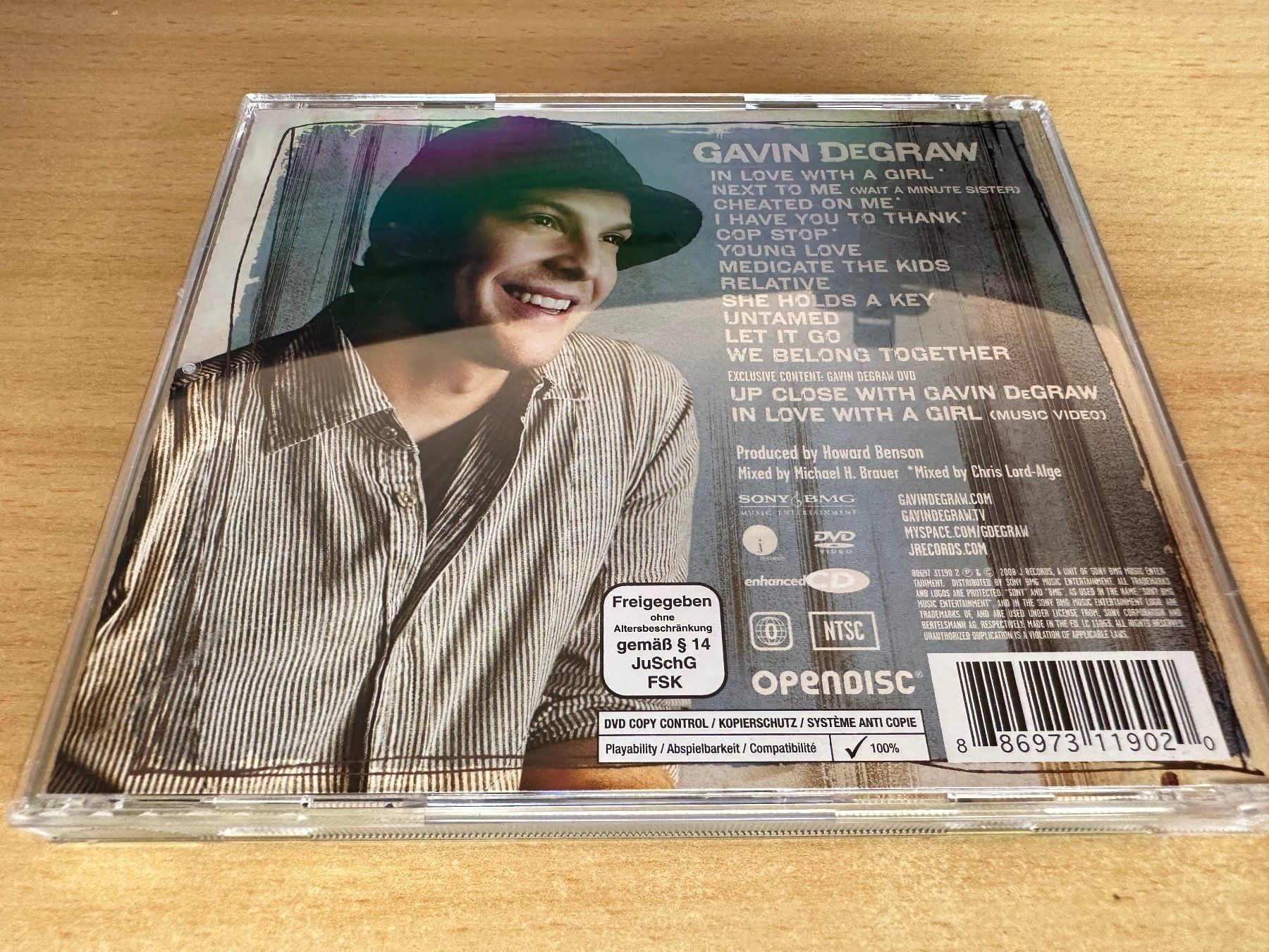 CD: Gavin DeGraw – Gavin DeGraw - CD + DVD – Usato da Rikon im Tösstal venduto da Alpenmutz 1