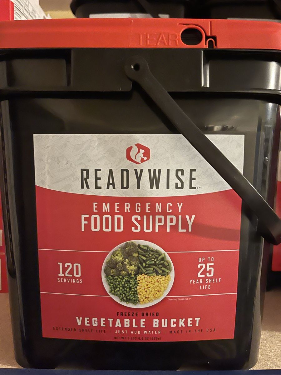 Cibi & Specialità: ReadyWise Notvorrat Gemüse Eimer 120 Portionen neu – Nuovo e nell'imballaggio originale da Rodersdorf venduto da fris01