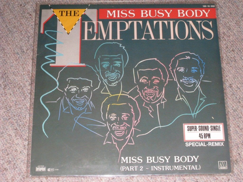 Schallplatten: MAXI - THE TEMPTATIONS - MISS BUSY BODY – Gebraucht aus Steckborn von Quo7