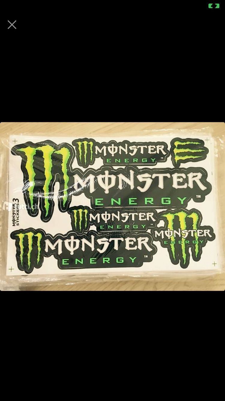 Sticker: Aufkleber Monster Energy – Usato da Thierrens venduto da Bigla
