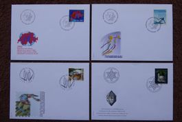 (F368) FDC 2002: Zst. Nr. 1059, 1068, 1071 + 1072