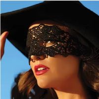 NEUE verstärkte Venezia Augenmaske schwarz - 226386