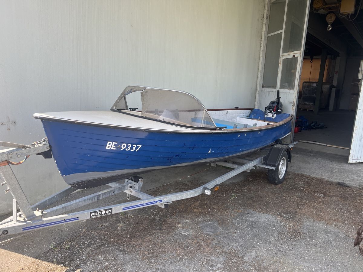 Hensa Boote: Fischerboot Hensa / De Luxe Combi mit fast neuem 8ps – Gebraucht aus Scheuren von Hilo1