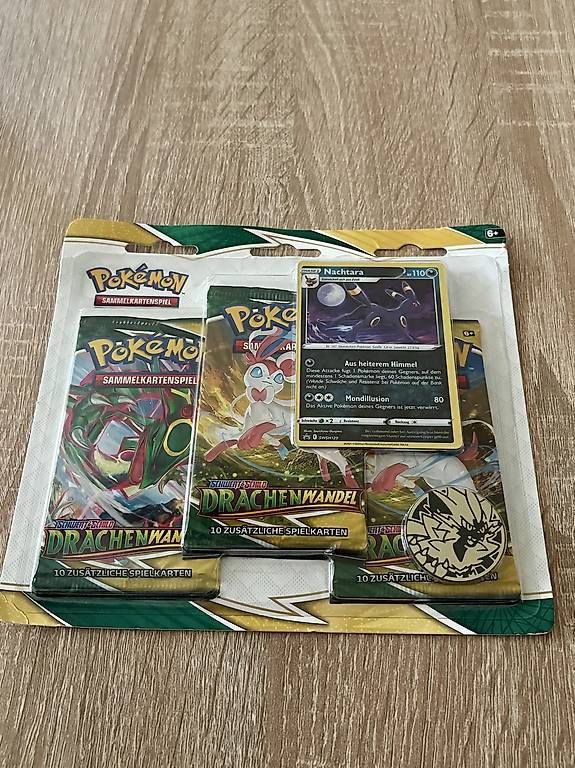 Pokémon Carte collezionabili: Drachenwandel 3er Blister DE – Nuovo e nell'imballaggio originale da Wallisellen venduto da JoshZh97 1