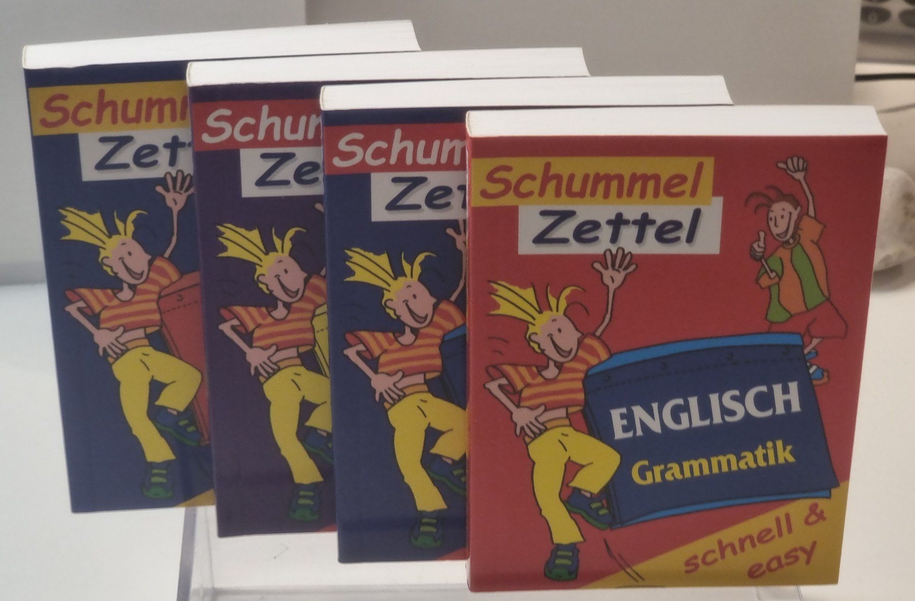 Libri: 4x Englisch SCHUMMELZETTEL Grammatik Wortschatz Conversation – Nuovo (secondo la descrizione) da Dürnten venduto da Bachtelrider_ 1