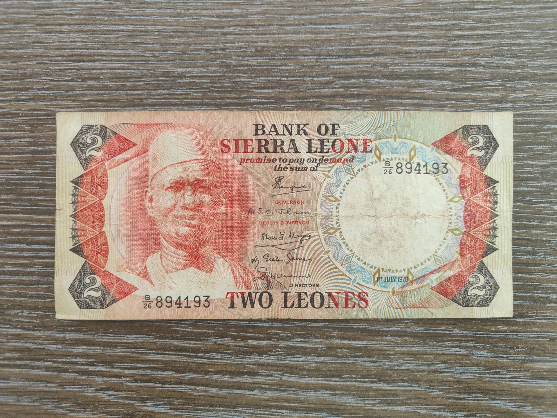 Banconote: Sierra Leone 2 Leones 1978 !!!!!! – Usato da Flaach venduto da Lonzo99
