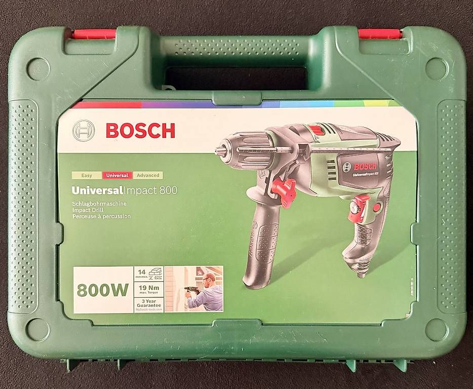 Bohrmaschinen: Bosch Schlagbohrschrauber 800W – Gebraucht aus Basel von ko.ns.ti