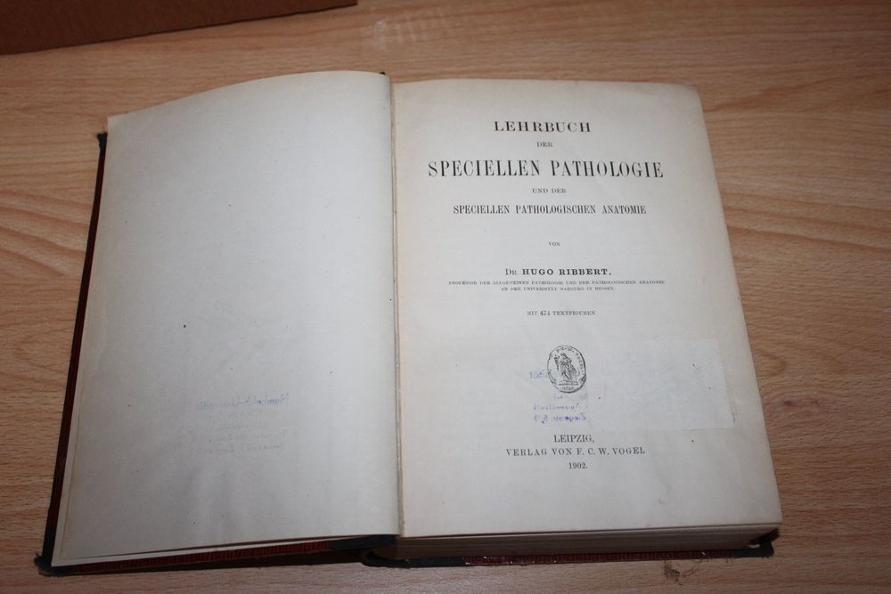 Lehrbuch der speciellen Pathologie Ribbert 1902 (Gebraucht) in Kaden ...