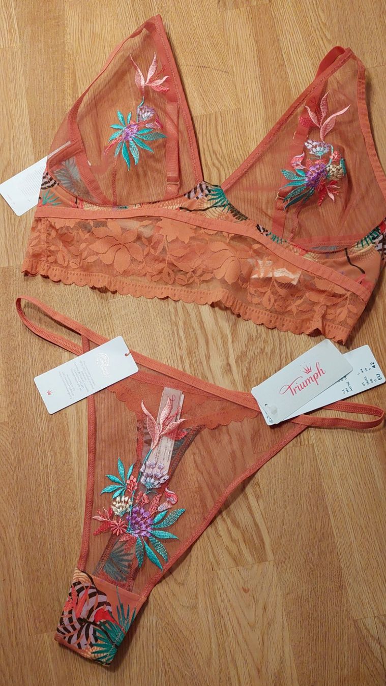Triumph Altra biancheria intima: Neues, wunderschönes Triumph Dessous Set Gr. 42/L – Nuovo e nell'imballaggio originale da Zürich venduto da lehmi1