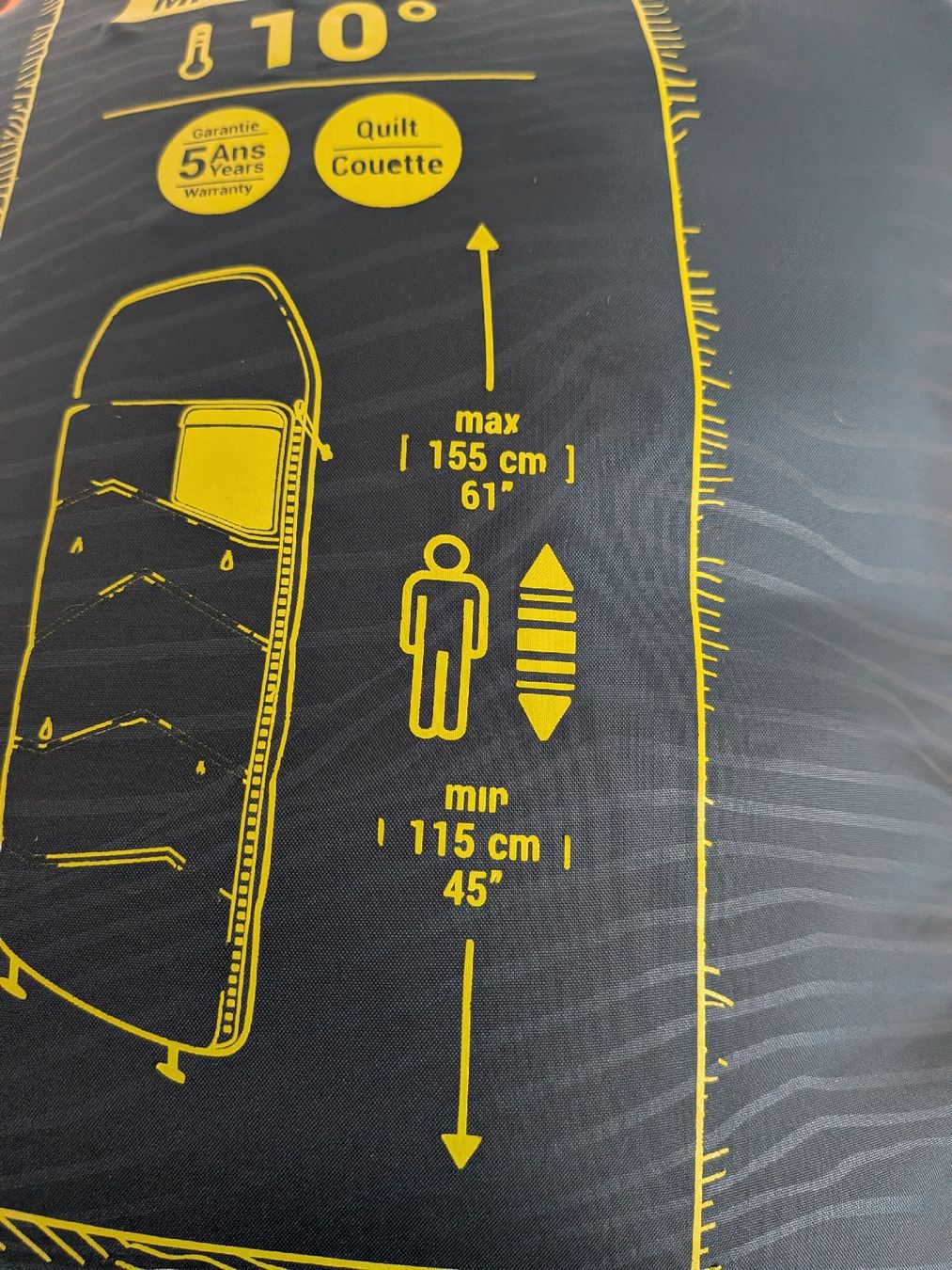 Schlafsäcke: Schlafsack Quechua MH100 Junior 10 Grad – Gebraucht aus Gams von Talpis 4