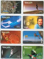 8 Telefonkarten Neuseeland Sport