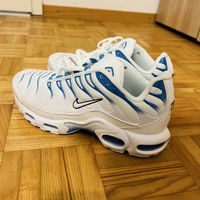 Nike Air Max Plus TN Sneakers White Blue Size 41 EUR