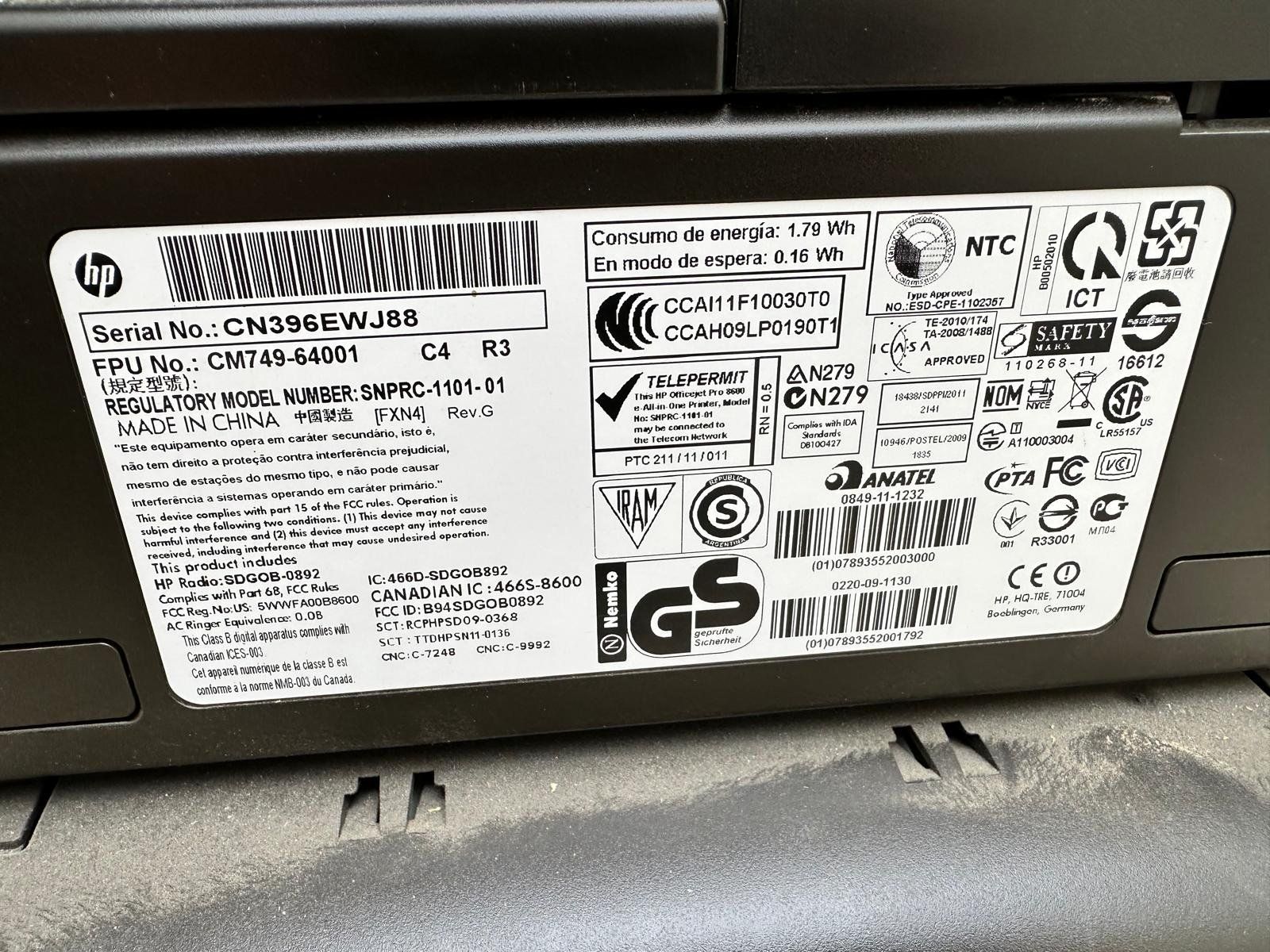 Stampanti: HP Drucker Officejet Pro 8600 – Usato da Spreitenbach venduto da Space_X 4