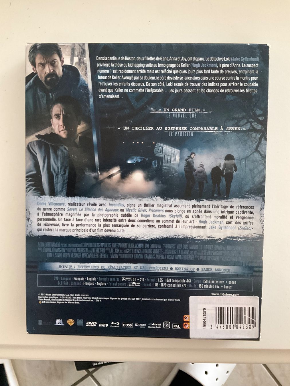 Tutti i DVDs: combo Blu-ray et DVD Prisoners – Usato da Veyrier venduto da Deniro2 1