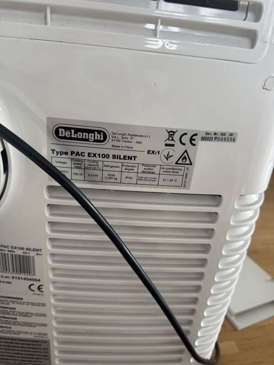 De'Longhi Condizionatori: DeLonghi PAC EX100 SILENT Klimagerät – Usato da Wohlen AG venduto da FrischerArtem 3