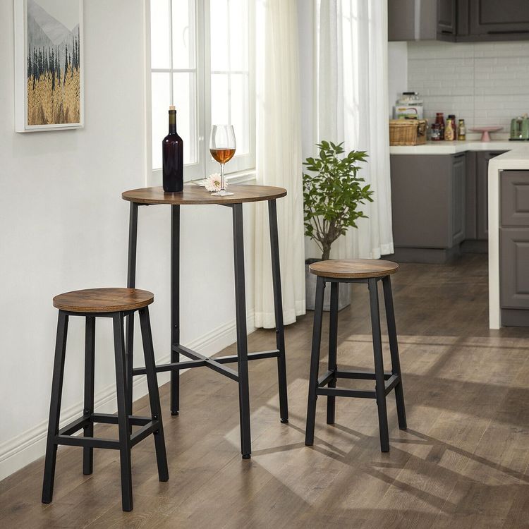 2er Set Barhocker Barstühle Küchenhocker 5