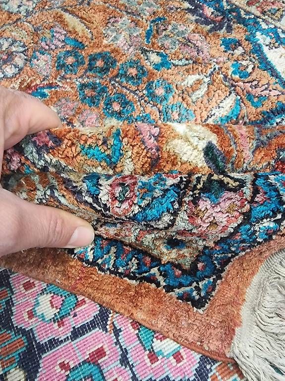 Teppiche: 157×250 Seidenteppich Handgeknüpft – Gebraucht aus Olten von Mezopotamya 7