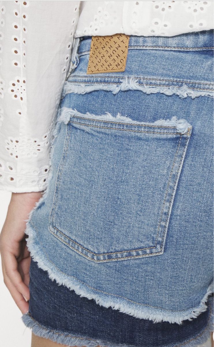 Jeans: MUNTHE luxe Short Jean - Blue – Nuovo (secondo la descrizione) da La Sarraz venduto da Marina213 5