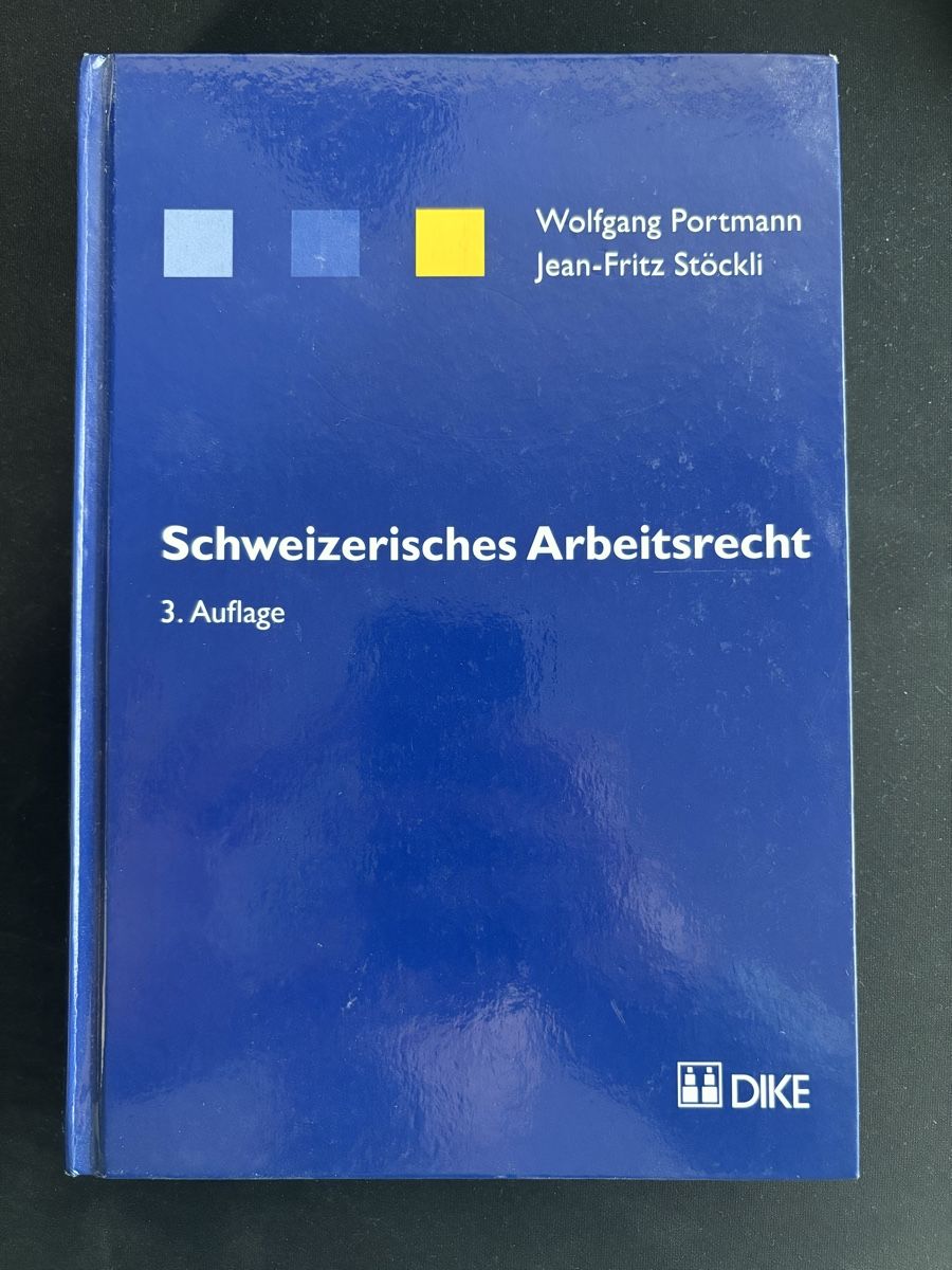 Libri: schweizerisches arbeitsrecht – Usato da Langnau am Albis venduto da CollectingCoRe