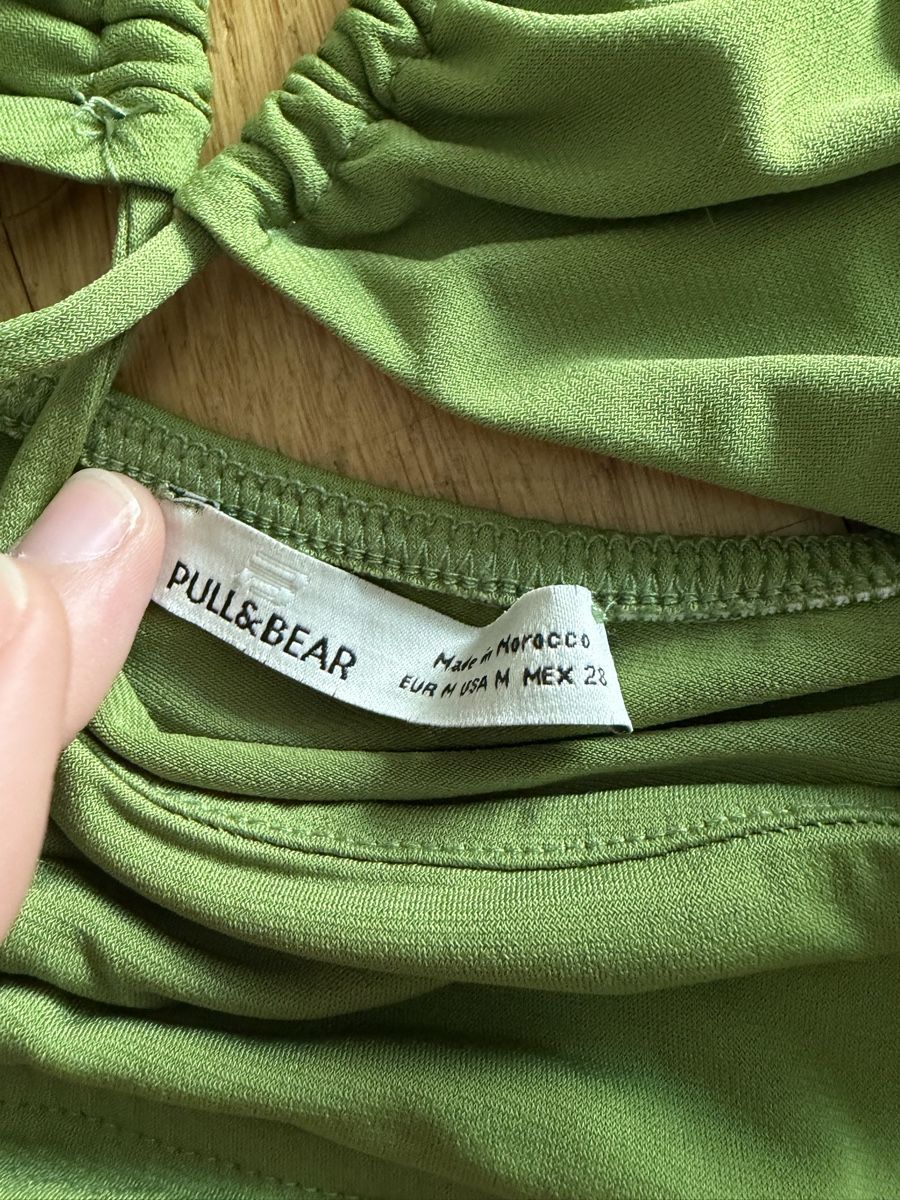 Pull&Bear Vestiti: Robe Pull&Bear verte, taille M, idéale pour l'été! – Nuovo (secondo la descrizione) da Martigny venduto da O96 2
