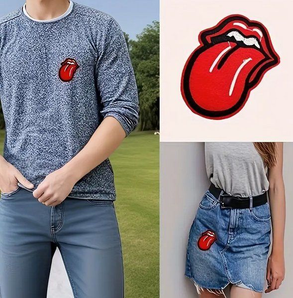 Toppe: PATCH ROLLING STONES NEU – Nuovo (secondo la descrizione) da Bad Ragaz venduto da Schtupsi 2