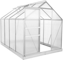 Zelsius Aluminium Gewächshaus 250×190cm