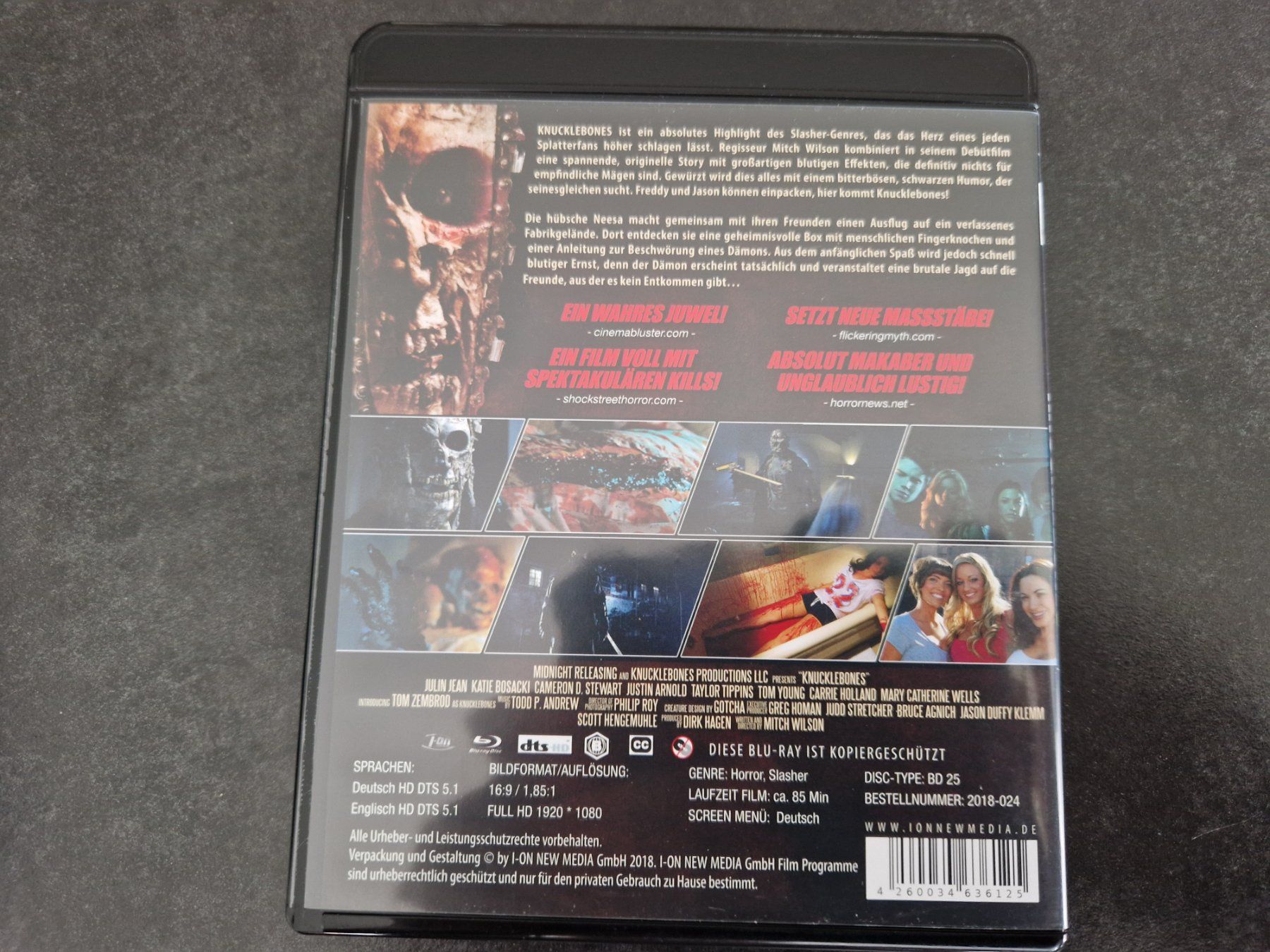 Tutti i DVDs: Knucklebones Blu-Ray Topzustand – Usato da Buchs SG venduto da Herc01 2