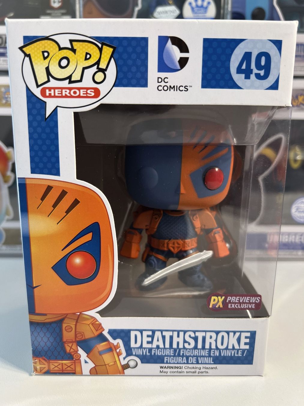 Funko Statuette: Funko POP! DC Comics Deathstroke Edition Limitée – Usato da Le Mouret venduto da perfectbijou