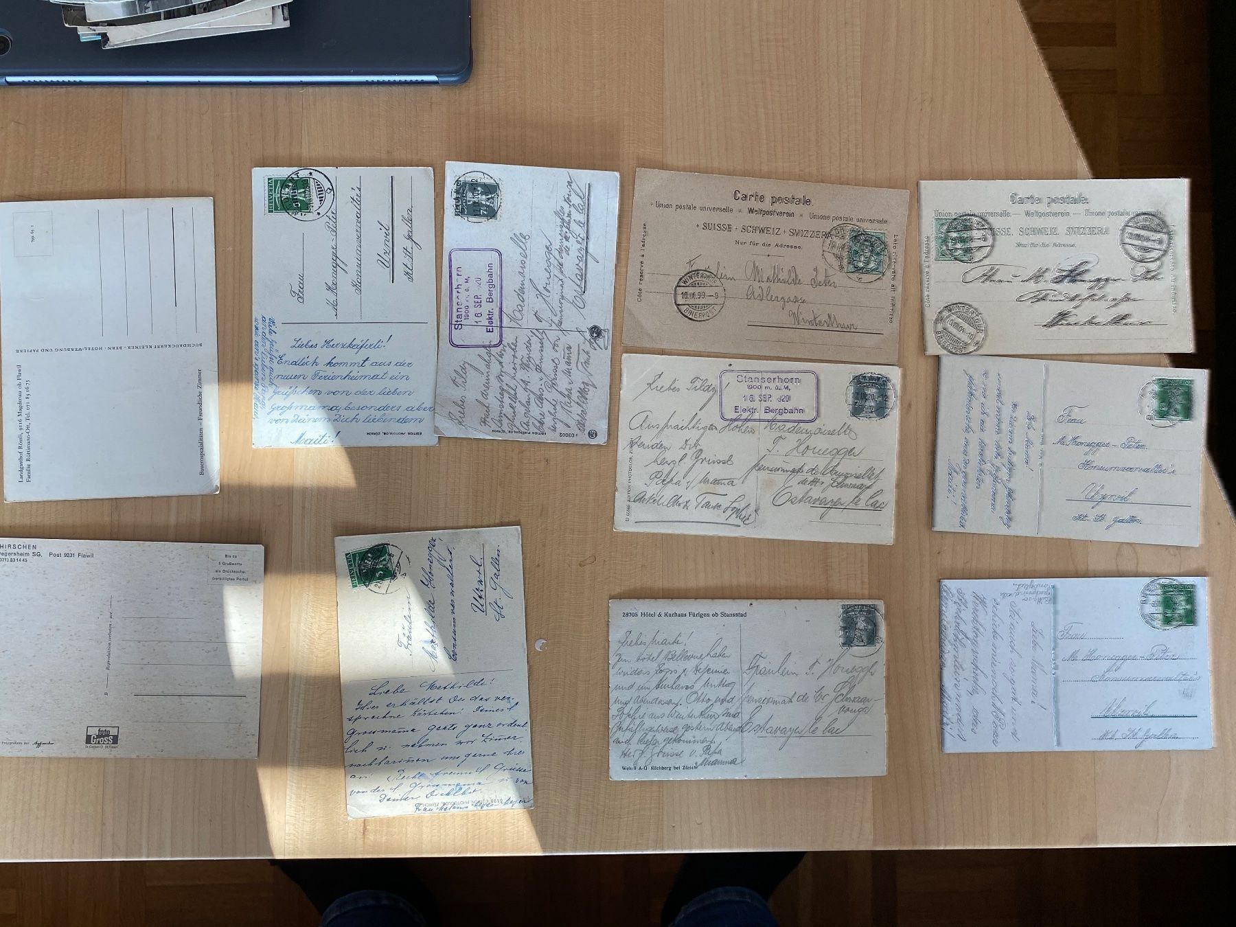 Cartoline postali: Lot Ak Nr 7 – Usato da Mosnang venduto da Goldwasser 6