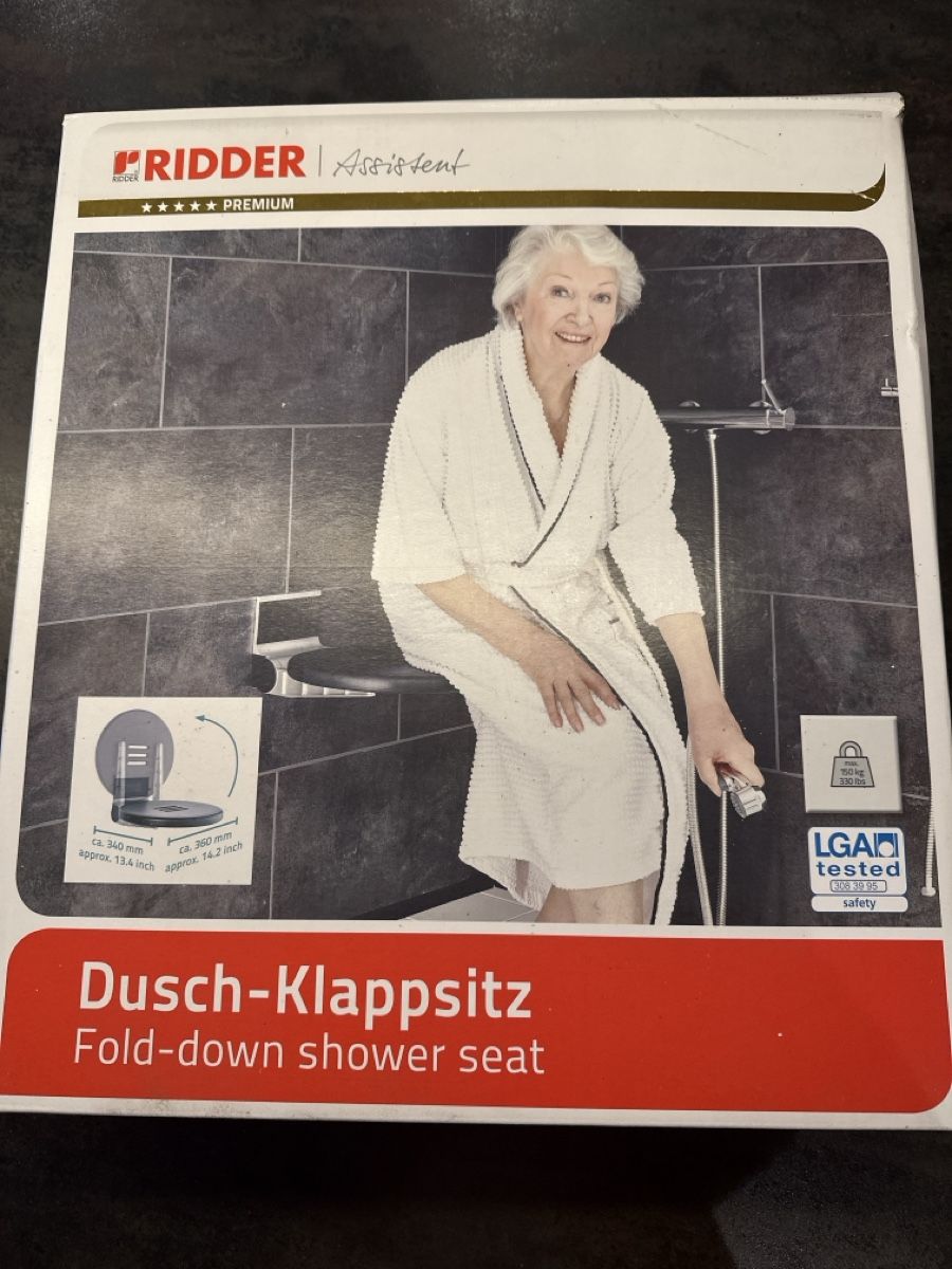 Duschen: Ridder Duschklappsitz Premium, Dusche, Bad, Neu + original – Neu und originalverpackt aus Spiez von Rosu6463