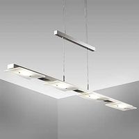 4 LED Pendelleuchte stufenlos höhenverstellbar Hängelampe