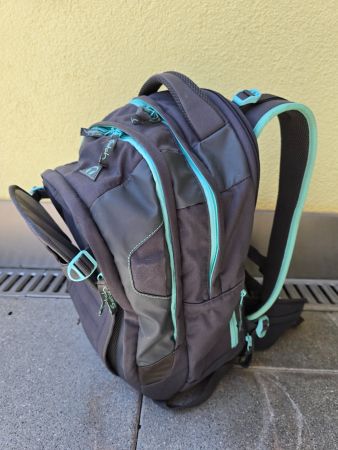Schulrucksack Satch, sehr guter Zustand, grau/mint