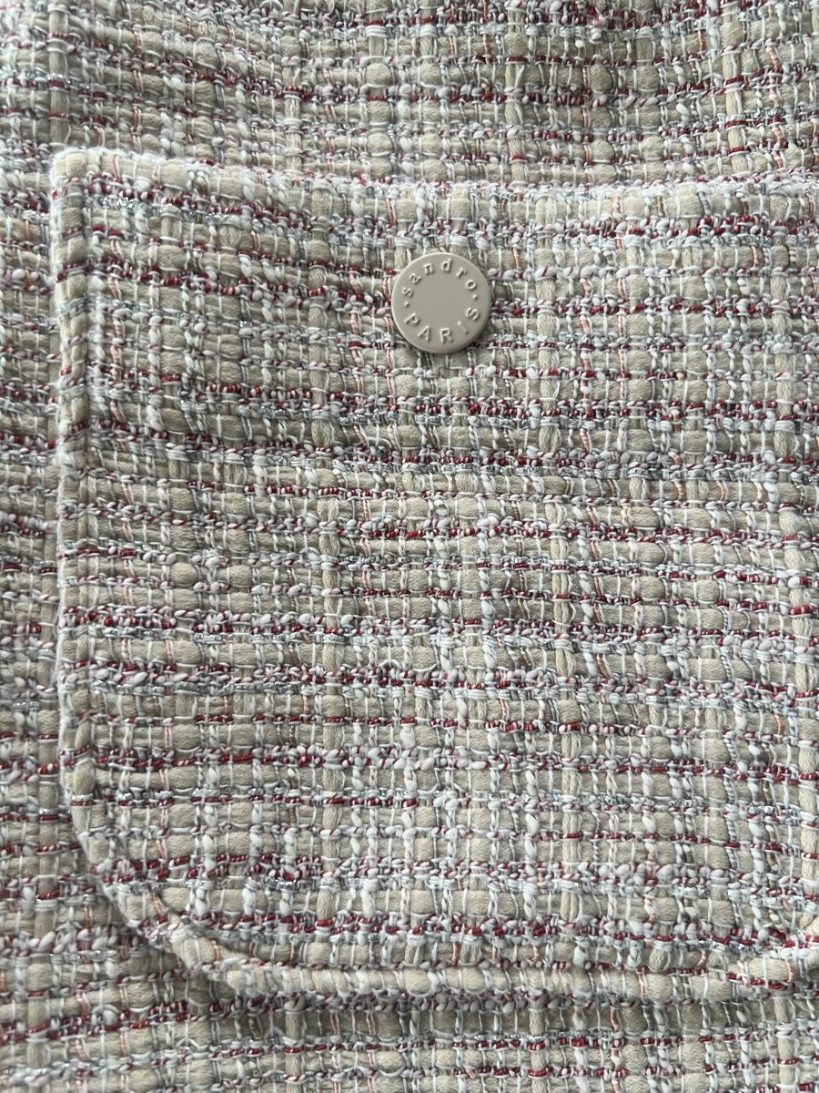 Sandro Gonne: Sandro Paris Skirt Tweed Size 0 Button Front Pockets – Nuovo (secondo la descrizione) da Pully venduto da forsalenow 2
