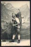 AK Appenzeller-Senne in Tracht