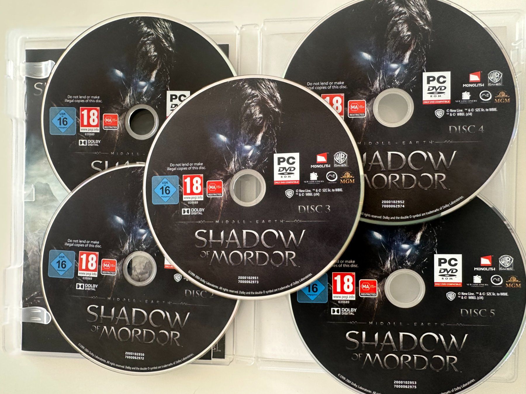 Microsoft Giochi: Middle-earth: Shadow of Mordor, PC – Usato da Couvet venduto da nay_prh5 1