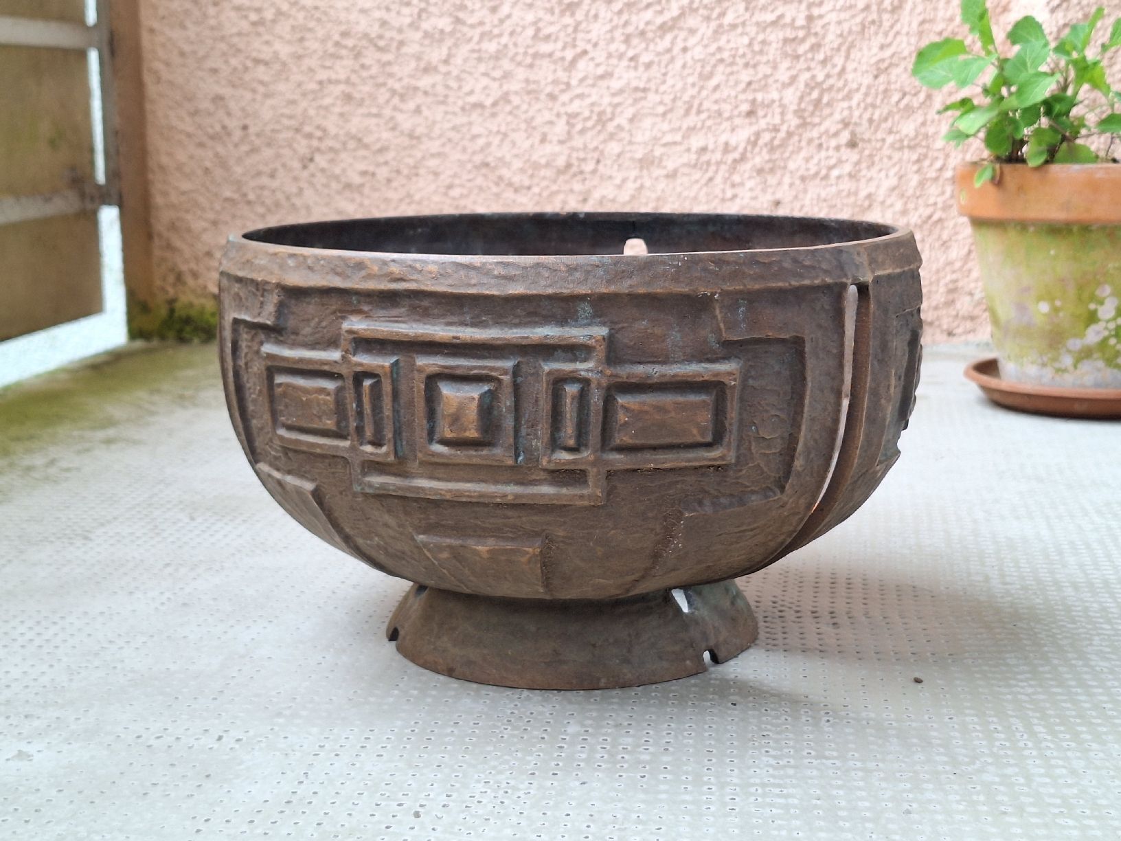 Pots de fleurs: Blumentopf aus Bronze – D'occasion à Olten par ClaudioRicc 2