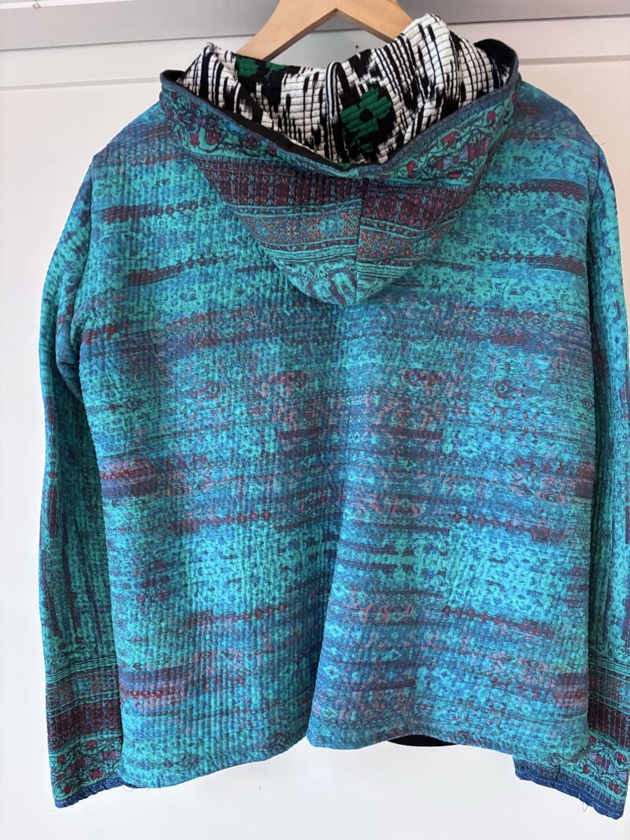 Jacken: Hooded Quilted Jacket, reversible, Size S/M, unique design – Gebraucht aus Zürich von Grothschild 4