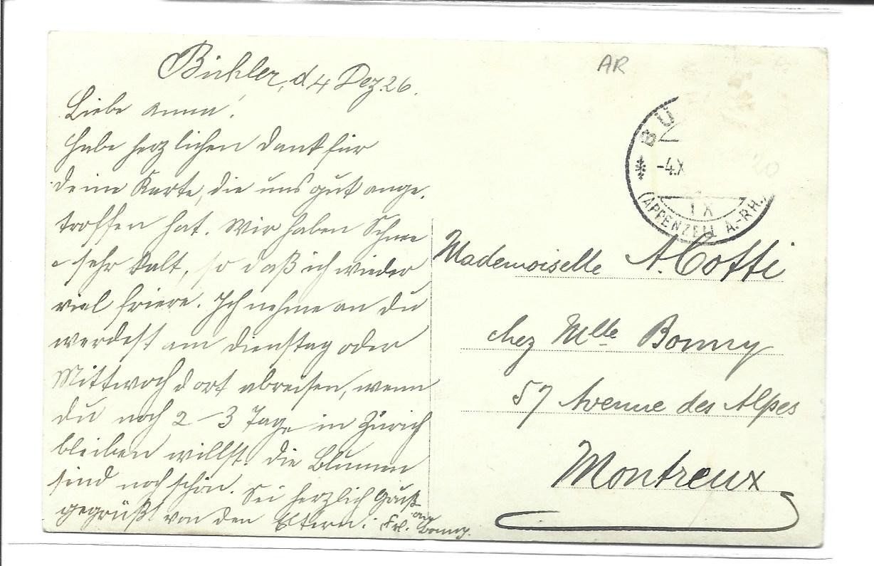 Cartes postales: AK Bühler  AR – D'occasion à Appenzell par mai25 1