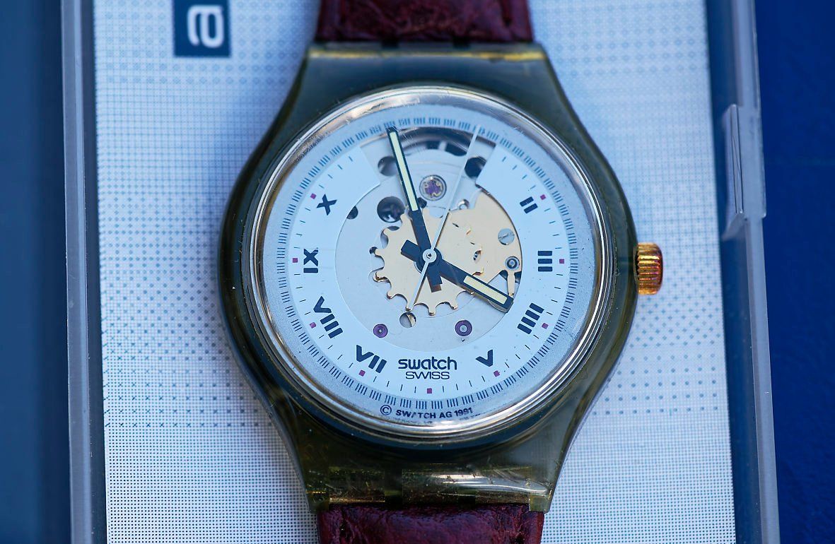 Swatch Orologi: Getragene Swatch automatic – Usato da Bern venduto da Maccalvin