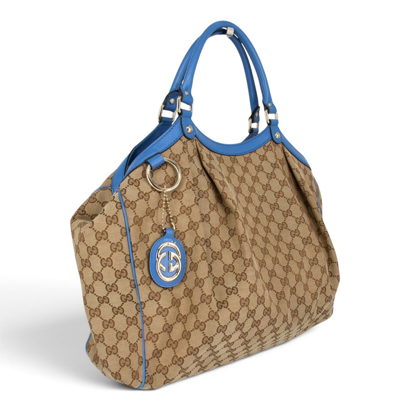 Gucci Sacs femmes: Gucci Sukey GG beige/blau – D'occasion à Binningen par Designerlabels 2