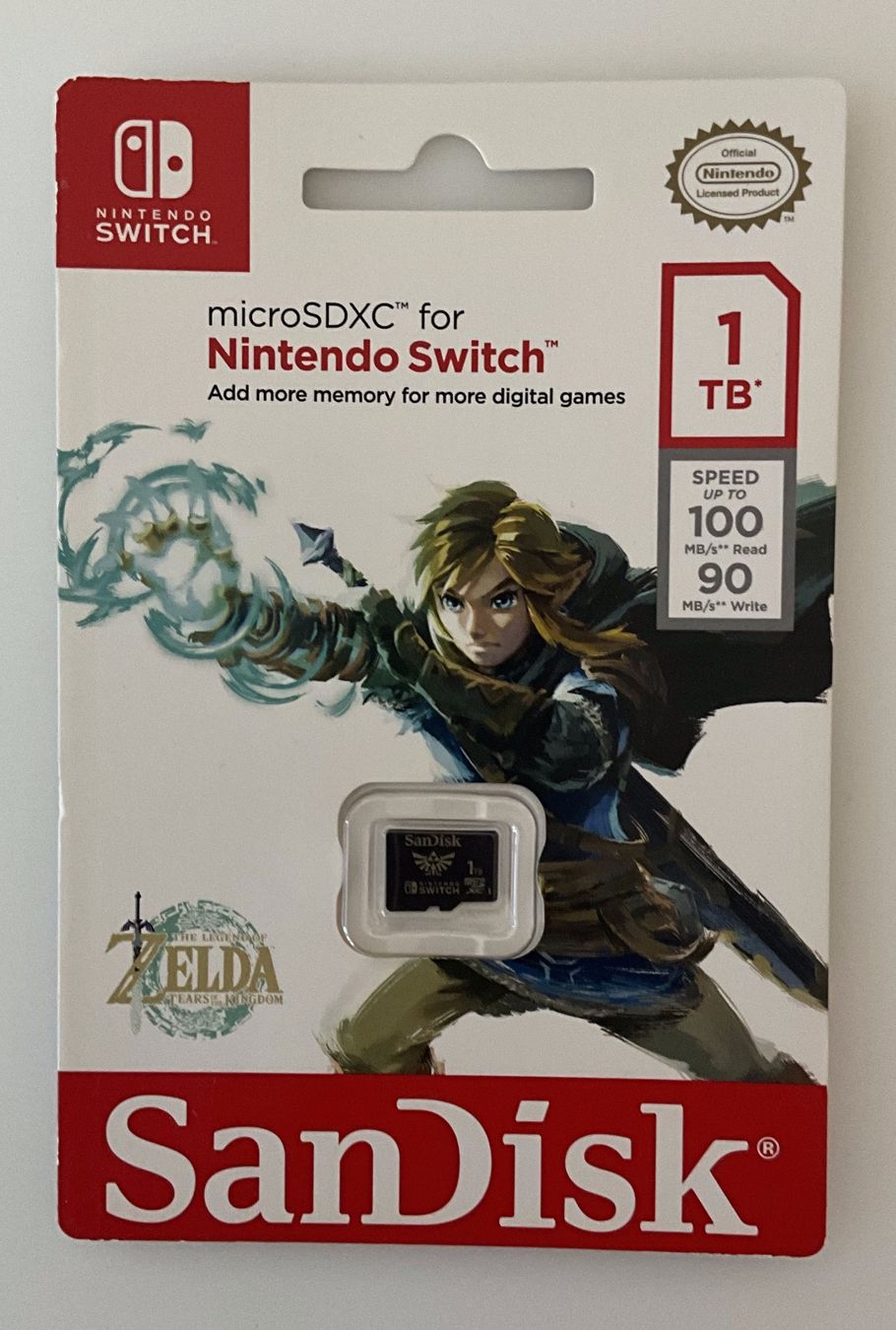 Sandisk Schede di memoria: SanDisk 1TB microSD (Zelda Edition) – Nuovo e nell'imballaggio originale da Wettingen venduto da __mj81