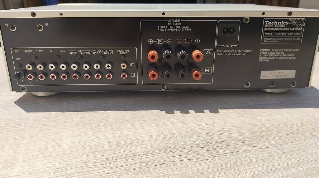Amplificatori: Technics SUV470 PXS Cap Verstärker  – Usato da Gossau ZH venduto da tobiwils 1