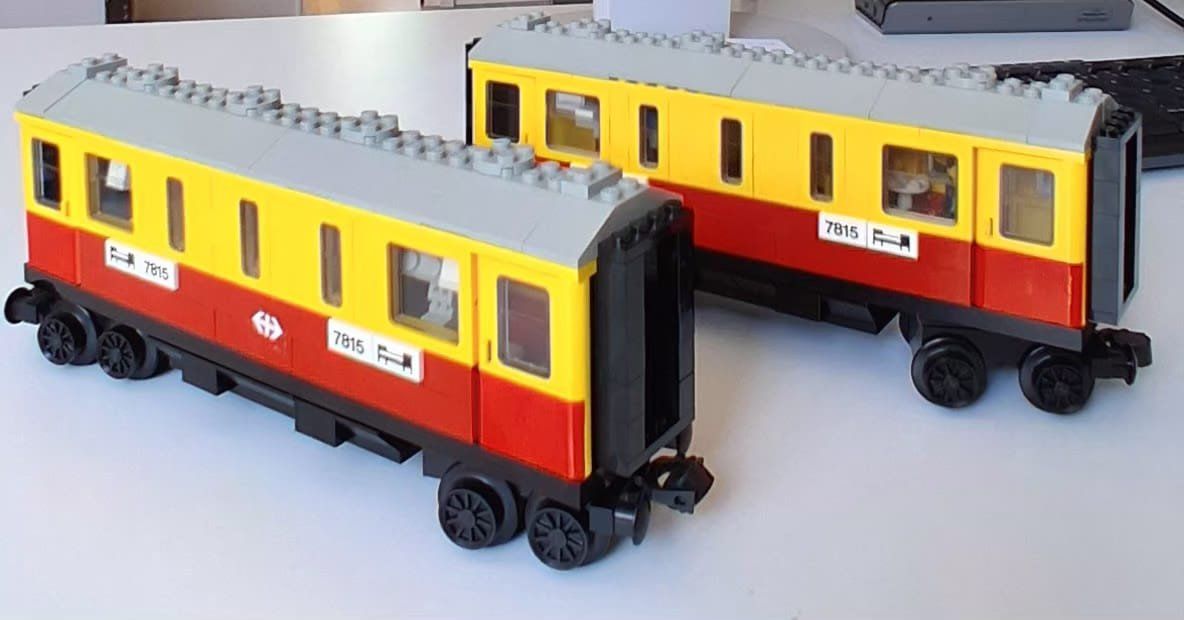 Lego Kit di costruzioni: 2x LEGO 7815 SCHLAF - WAGEN 1983 – Usato da Sonceboz-Sombeval venduto da ant_cd5j 2
