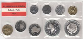 Münzsatz Oesterreich 1974 PP