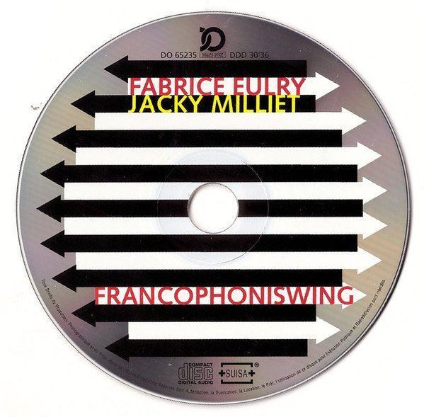 CD: Fabrice Eulry Jacky Milliet FRANCOPHONISWING Jazz Dixie CD – Usato da Kandergrund venduto da Sososo 3