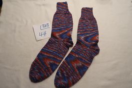 Handgestrickte Wollsocken Gr. 44  (313)