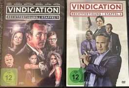 Vindication Staffel 1+2, top Zustand, spannende Krimiserie!